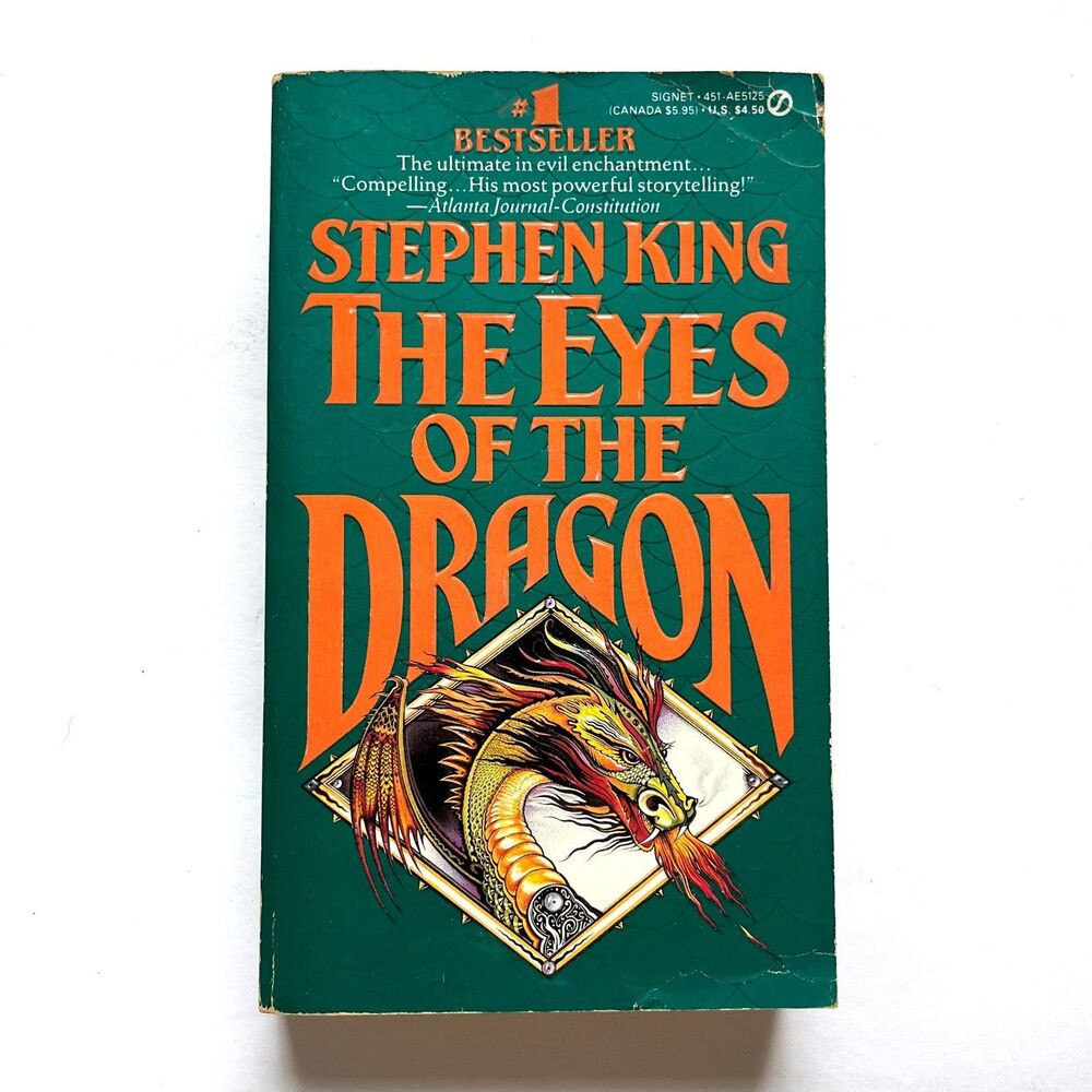 The Eyes of the Dragon by Stephen King 1st Ed Signet Printing 1987 Palladini